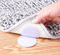 Кріплення-липучки для килимків 6938 білі 5 шт 6 см n