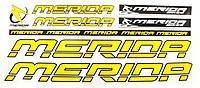 Наклейка Merida на раму велосипеда Желтый (NAK035) GT, код: 8233438
