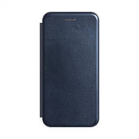 Чехол-книжка кожа для Samsung Note 10 Цвет Темно-синий h