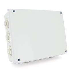Коробка розподільна зовнішня YOSO 300х250х120 IP55 колір білий (300*250*120) e