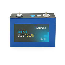 Осередок Merlion 3.2V 105AH для збирання LiFePo4 акумуляторів, (160х49х115(130)) мм, Q5 e
