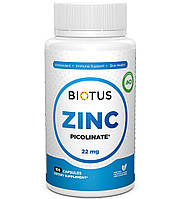 Микроэлемент Цинк Biotus Zinc Picolinate 22 mg 100 Caps BIO-530487