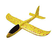Метательный планер "Самолет-бумеранг" Bambi TD2023122, 49см Желтый, World-of-Toys