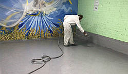 Наливні підлоги для медичних, харчових, навчальних закладів. ISO 9001