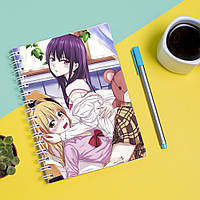 Скетчбук Sketchbook блокнот для рисования с принтом Аниме Цитрус Citrus 1 А3 Кавун 48 TN, код: 8301657