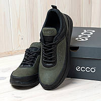 E 70 ч/хак Чоловічі шкіряні кросівки Ecco 40 brand shop