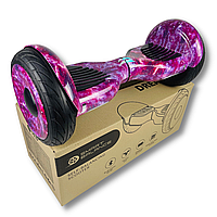 Гироборд SMART BALANCE 10.5 PRO + Tao-Tao APP + музыкальная колонка | Фиолетовый космос | гироскутер с самобал