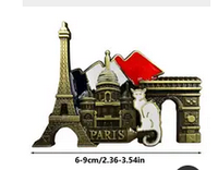 Магнит на холодильник сувенир символ я люблю Франции эйфелева башня Париж Paris белая кошка