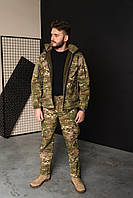 Мужской армейский костюм тактическая форма на флисе Мультикам Турция ВСУ (ЗСУ) 8655 M хаки n