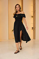 Сукня жіноча із креп-жатки на резиночці (Норма і полубатал), фото 9