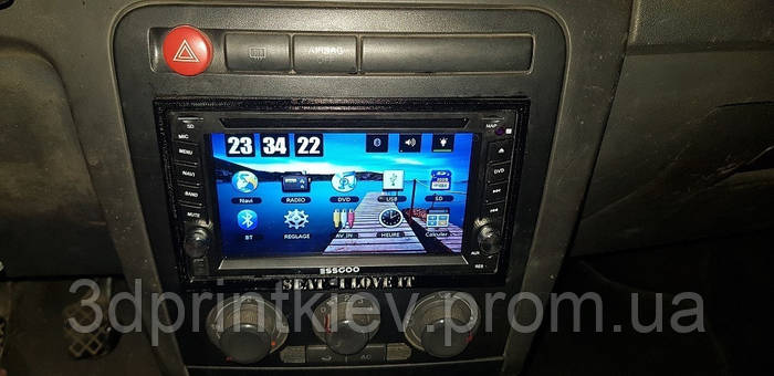Переходная рамка 2 din Seat IBIZA, Переходная рамка 2 дин сеат ибица ...