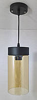 Люстра подвесная LOFT на 1 лампочку 25033 Черный 30-80х12х12 см. n