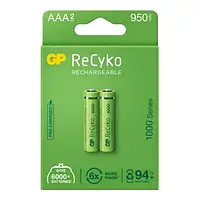 Аккумулятор 100AAAHCE-EB2 950 mAh (бл-2шт) GP ReCyko