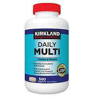 Kirkland Daily Multi общеукрепляющий полный комплекс витаминов 500 шт США