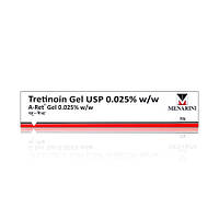 Третиноин гель от прыщей 0,025% Tretinoin Gel Menarini 0,025% 20 г