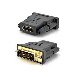 Перехідник HDMI (мама) / DVI24 + 1 (тато), Q100 e