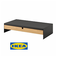 Подставка для монитора с выдвижным ящиком IKEA ELLOVEN (ИКЕА ЭЛЛОВЕН). 00485101. Черная