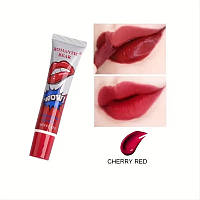 АКЦИЯ!!! Тинт - пленка для губ WOW Long Lasting Lip Color waterproof cherry red 15мл