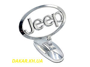 Jeep емблема на ніжці приціл на капот Джип