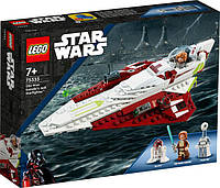 Конструктор LEGO Star Wars Звездный истребитель джедаев Оби-Вана Кеноби 282 деталей (75333) Лего