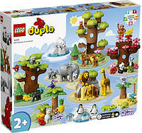Конструктор LEGO DUPLO Town Дикие животные мира 142 деталей (10975) Лего Дупло