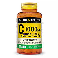 Витамин C Mason Natural Vitamin C Plus Rose Hips and Bioflavonoids Comple 1000 mg 60 Tabs