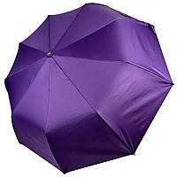 Женский зонт полуавтомат с рисунком цветов внутри от Susino на 9 спиц антиветер фиолетовый SYS0127-1