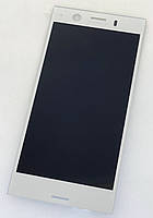 Дисплей (экран) для Sony G8441 Xperia XZ1 Compact + тачскрин, серебристый, White Silver