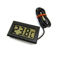 Цифровой термометр с выносным датчиком 48x28.6x15 мм, электронный градусник | цифровий термометр «Ф-С»