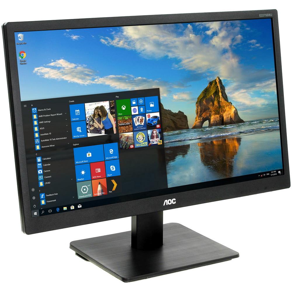 Монітор 22" FullHD 1920*1080 TN AOC E2275SWJ LED VGA DVI HDMI MM чорний бв A- Гар.12міс!