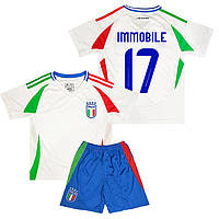 Форма IMMOBILE 17 сборной Италии EURO 2024 Adidas Italy Away 145-155 см (set3537_122394)