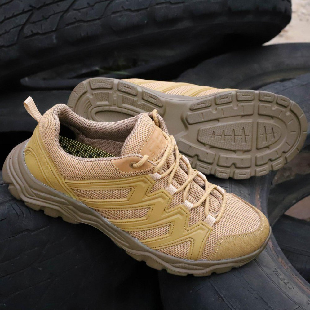 Кросівки літні сітка  Salomon-Inspired Tactical Mesh Sneakers койот