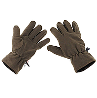 Флісові рукавиці олива 00043