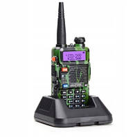 Портативная рация Baofeng UV-5R FM радио + фонарик (Камуфляж) «Ф-С»