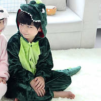 Детская пижама кигуруми Динозавр 120 см «Ф-С»