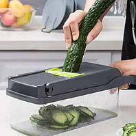 Многофункциональная овощерезка со сменными насадками Nicer Dicer 22, Терка для овощей с контейнером «Ф-С»