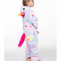 Детская пижама кигуруми Eдинорог (с звездами) 140 см «Ф-С»