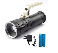 Ручной фонарик Police BL-801-9 Zoom (Черный) «Ф-С»