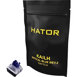 Набір перемикачів для клавіатури Hator Optical V2 Kailh Blue Switch 10pcs (HTS-172)