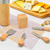 Набор ножей для нарезки сыра с подставкой «Ф-С»