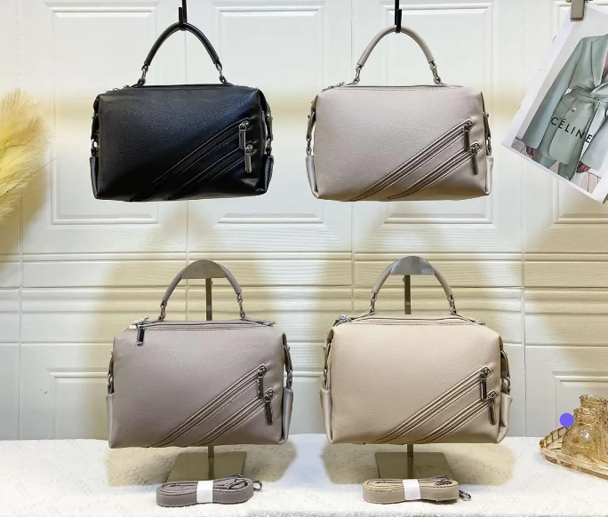 Сумка жіноча крос-боді 28*18 см на два відділення зі штучної шкіри у різних кольорах Liza, фото 1