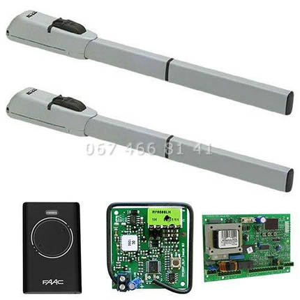 FAAC 415 L LS Kit автоматика для розпашних воріт комплект, фото 1