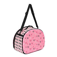 Сумка для переноски кошек и собак 42x28x30 см CosmoPet CP-406 Pink «Ф-С»