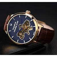 Наручные часы skeleton механические с запасным ремешком Мужские механические часы японский механизм Часы + 1 год гарантии