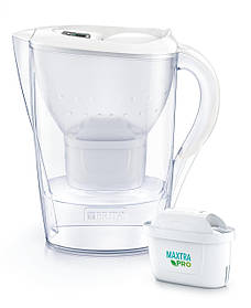 Brita Фільтр-глечик Marella XL Memo MXPro 3.5л (2л очищеної води) + 3 картриджа білий  Baumar - Завжди Вчасно