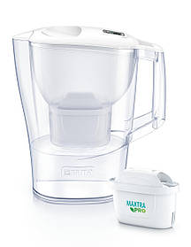 Brita Фільтр-глечик Aluna Memo MXPro 2.4л (1.4л очищеної води) + 3 картриджа білий  Baumar - Завжди Вчасно