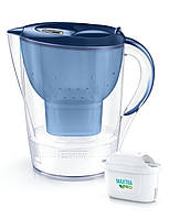 Brita Фильтр-кувшин Marella XL Memo MXPro 3.5л (2л очищенной воды) + 2 картриджа синий Baumar - Порадуй Себя