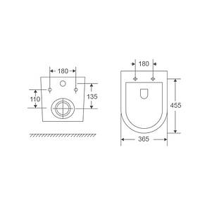 Унітаз підвісний Mixxus Premium Ellipse-0303-R 520x365x360mm, система змиву Rimless (MP6463), фото 2