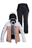 Женский лыжный костюм FREEVER 21714-91 персиковый