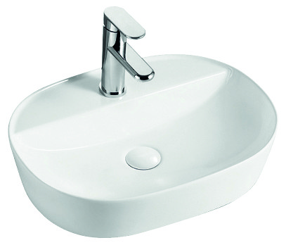 Умивальник накладний керамічний Mixxus Premium 505x385x120 mm
